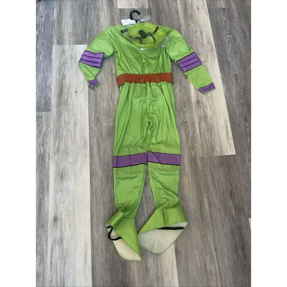 Donatello Teenage Mutant Ninja Turtles New Padded Costume kids Boy's Large 10/12